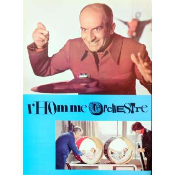 L'HOMME ORCHESTRE Synopsis 6p 21x30 - 1970 - Louis De Funes, Serge Korber