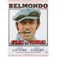 COP OR HOOD French Herald 2p 9x12 - 1979 - Georges Lautner, Jean-Paul Belmondo