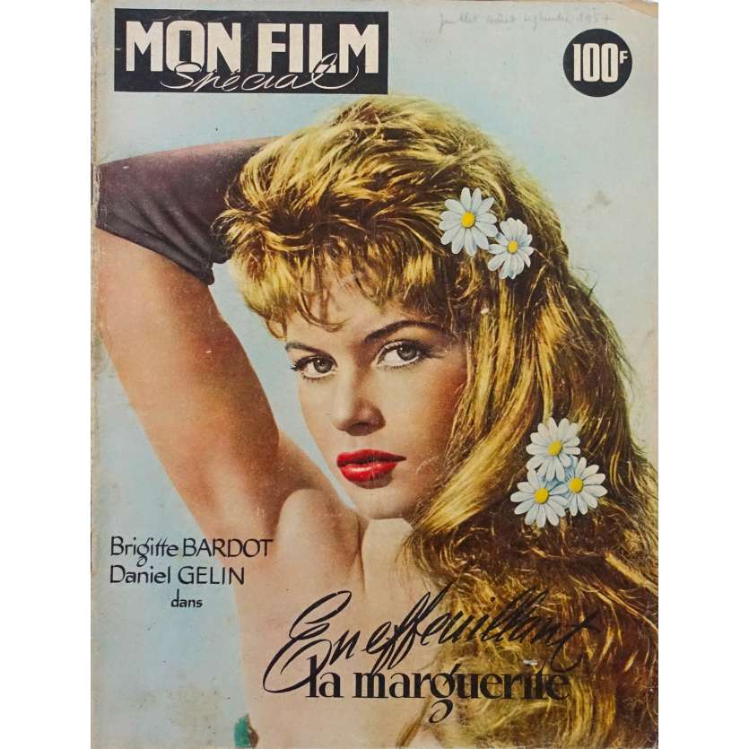 MON FILM Original Magazine  - 9x12 in. - 1957 - Brigitte Bardot, James Dean