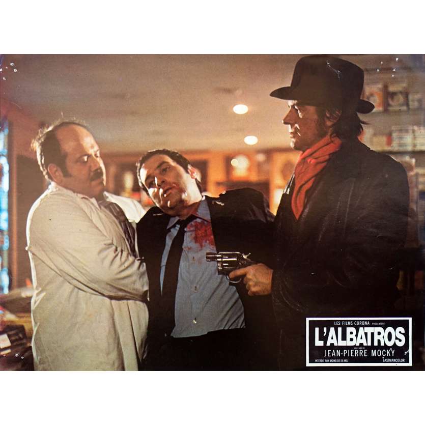 THE ALBATROSS Original Lobby Card N01 - 9x12 in. - 1971 - Jean-Pierre Mocky, Marion Game