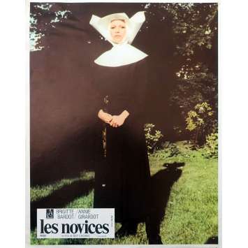 LES NOVICES Original Lobby Card N01 - 9x12 in. - 1970 - Claude Chabrol, Brigitte Bardot