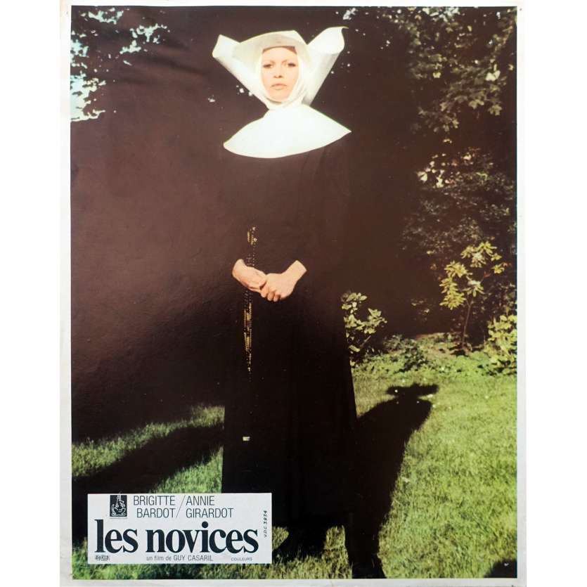LES NOVICES Original Lobby Card N01 - 9x12 in. - 1970 - Claude Chabrol, Brigitte Bardot