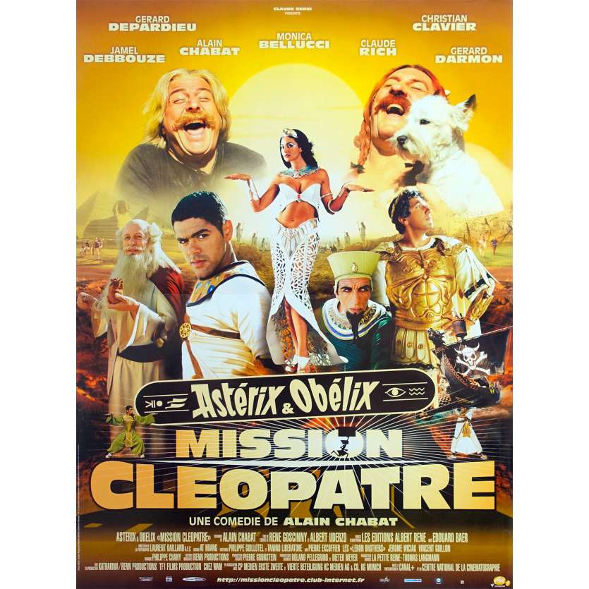 ASTERIX & OBELIX: MISSION CLEOPATRE Affiche de film  - 40x60 cm. - 2002 - Jamel Debbouze, Alain Chabat