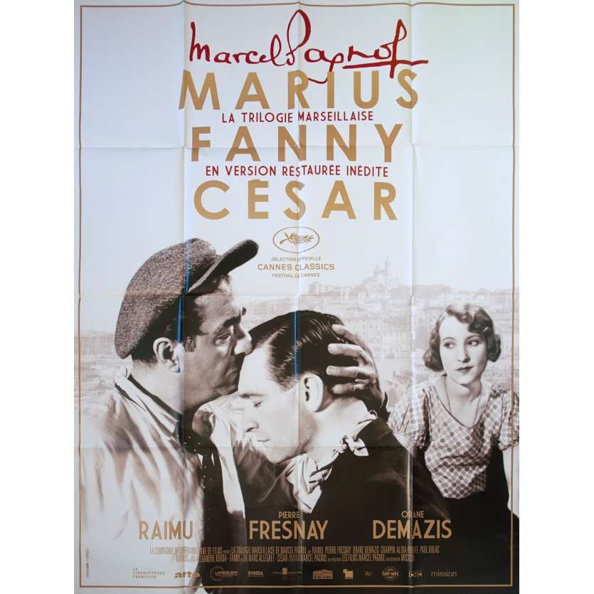MARCEL PAGNOL FESTIVAL Original Movie Poster  - 47x63 in. - 2000 - Marcel pagnol, Raimu, Fernandel