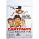 FANTOMAS CONTRE SCOTLAND YARD Affiche de film  - 35x55 cm. - 1967 - Jean Marais, Louis de Funès