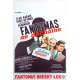 FANTOMAS UNLEASHED Original Movie Poster  - 14x21 in. - 1965 - André Hunebelle, Jean Marais, Louis de Funès
