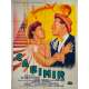 THREE FEET IN A BED Original Movie Poster  - 47x63 in. - 1950 - Richard Pottier, Fernandel