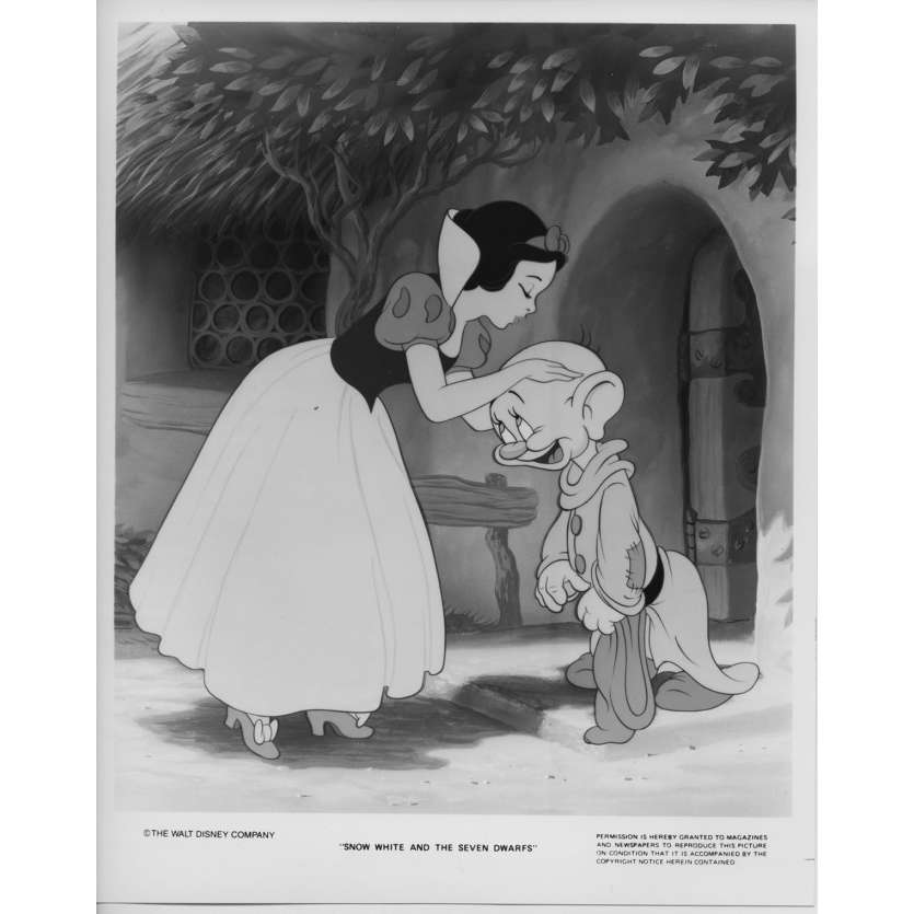 SNOW WHITE AND THE SEVEN DWARFS Movie Still N08 9,5x12 in.  - R1975 - Walt Disney, Walt Disney