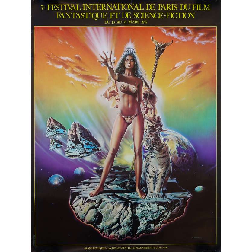 FESTIVAL DU FILM FANTASTIQUE DE PARIS 1978 Affiche de film  - 60x80 cm. - 1978 - 0, 0