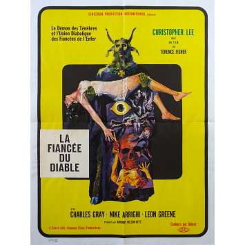 THE DEVIL RIDES OUT Original Movie Poster - 23x32 in. - 1968 - Terence Fisher, Christopher Lee THE DEVIL RIDES OUT Original Movie Poster - 23x32 in. - 1968 - Terence Fisher, Christopher Lee