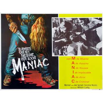 MANIAC Photo de film - 32x42 cm. - 1980 - Joe Spinell, William Lustig