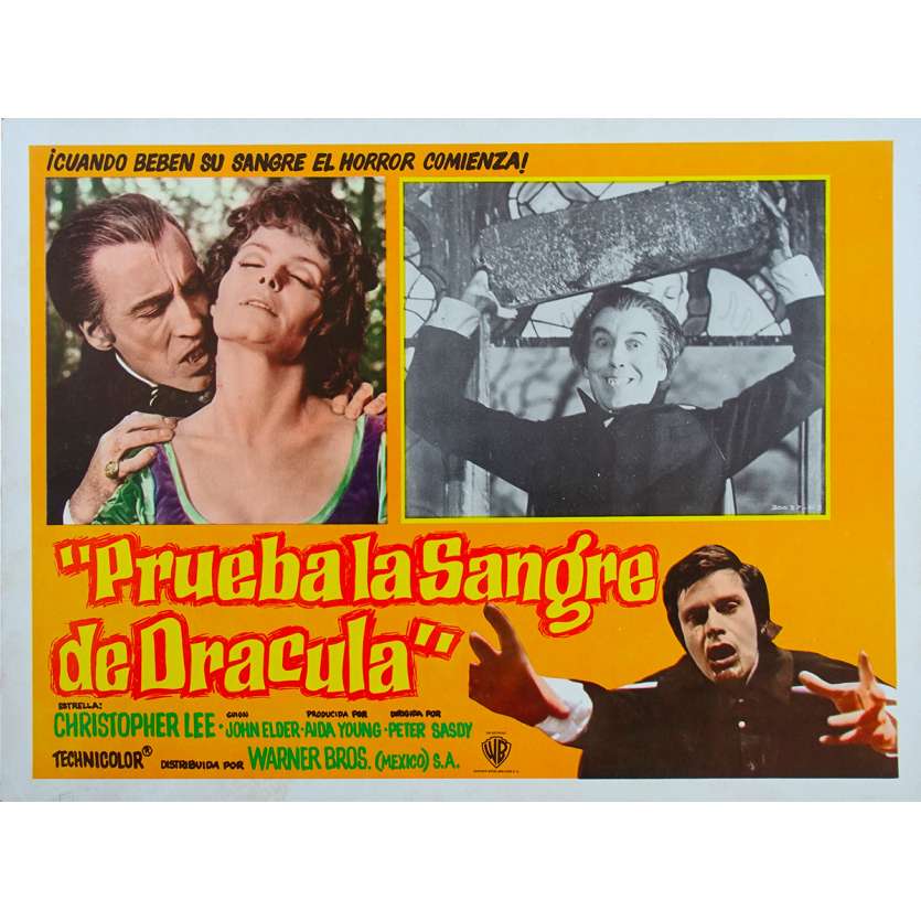 UNE MESSE POUR DRACULA Photo de film  - 32x42 cm. - 1970 - Christopher Lee, Peter Sasdy
