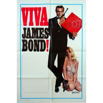 VIVA JAMES BOND Affiche de film - 69x104 cm. - 1970 - Sean Connery, James Bond VIVA JAMES BOND Affiche de film - 69x104 cm. - 1970 - Sean Connery, James Bond