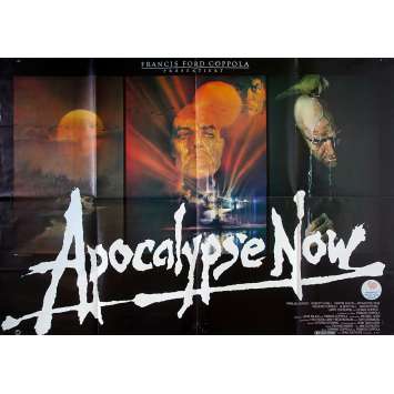 APOCALYPSE NOW Affiche de film - 118x83 cm. - 1979 - Marlon Brando, Francis Ford Coppola