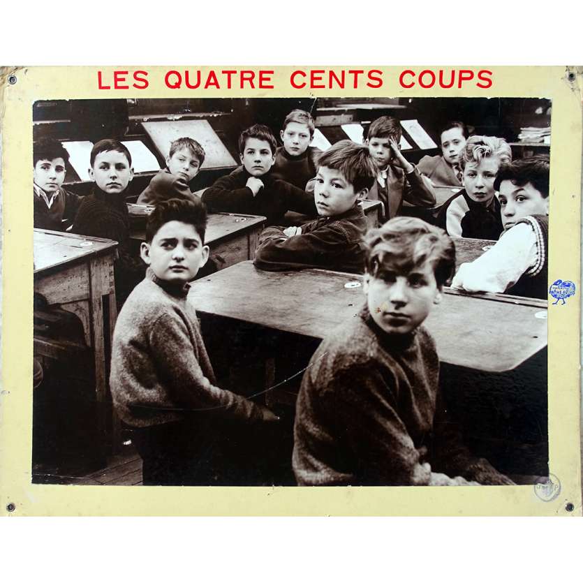 THE 400 BLOWS Original Lobby Card N01 - 14x18 in. - 1959 - François Truffaut, Jean-Pierre Léaud