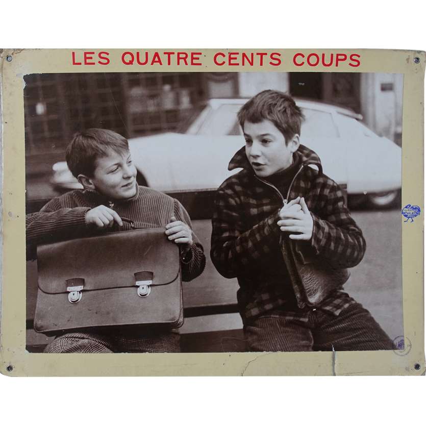 THE 400 BLOWS Original Lobby Card N03 - 14x18 in. - 1959 - François Truffaut, Jean-Pierre Léaud