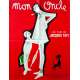 MON ONCLE Original Movie Poster  - 23x32 in. - 1958 - Jacques Tati, Jean-Pierre Zola