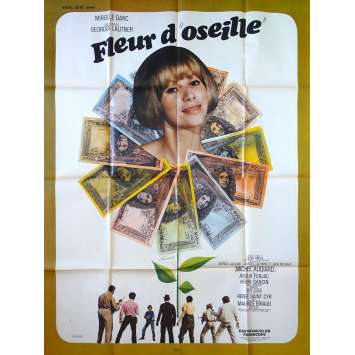 FLEUR D'OSEILLE Affiche de film 120x160 - 1967 - Mireille Darc, George Lautner