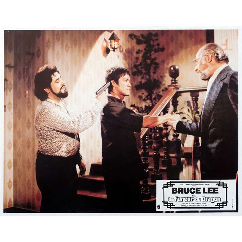 THE WAY OF THE DRAGON Original Lobby Card N02 - 9x12 in. - 1974 - Bruce Lee, Bruce Lee, Chuck Norris