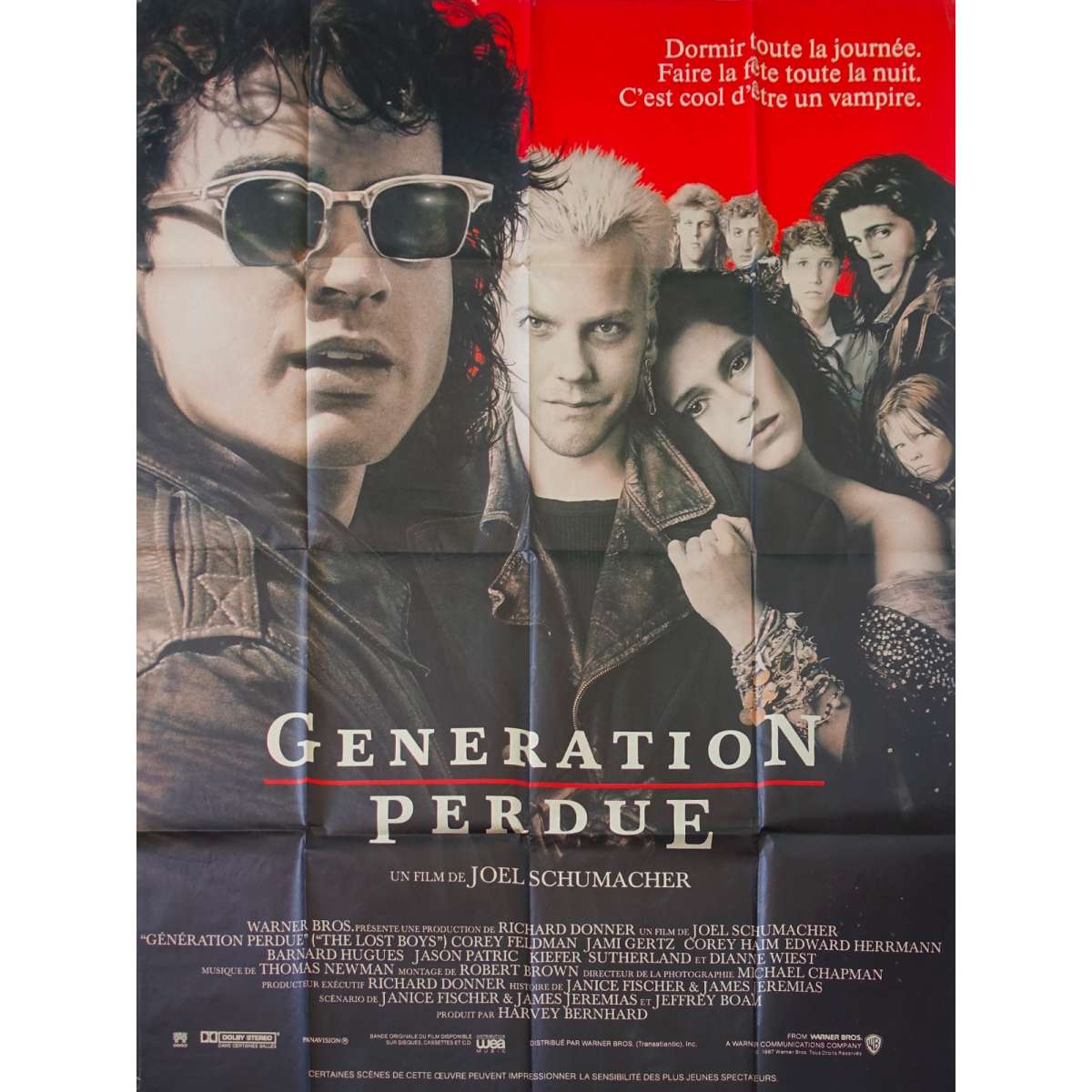 THE LOST BOYS Movie Poster 47x63 in.