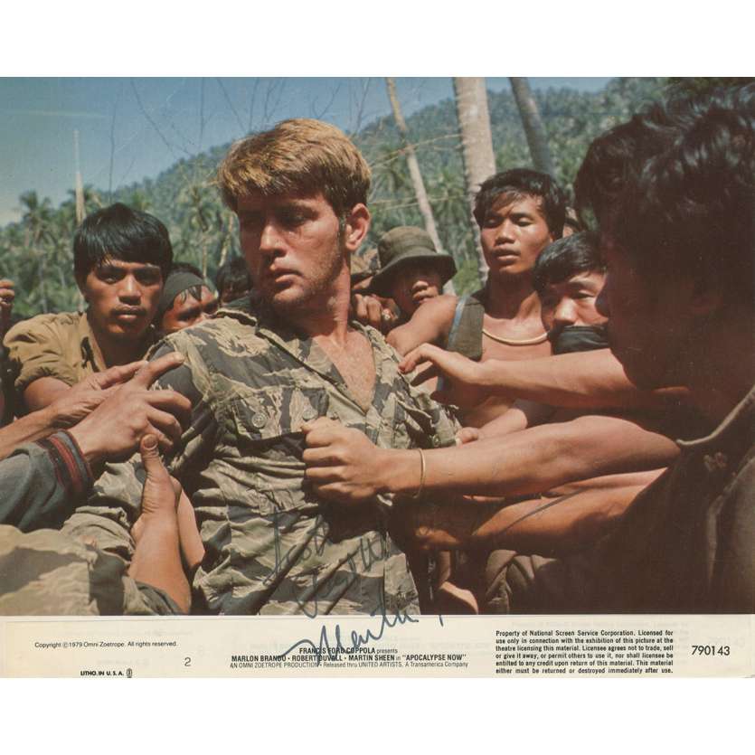 APOCALYPSE NOW Photo d'exploitation US par MARTIN SHEEN - 20x25 cm. - 1979 