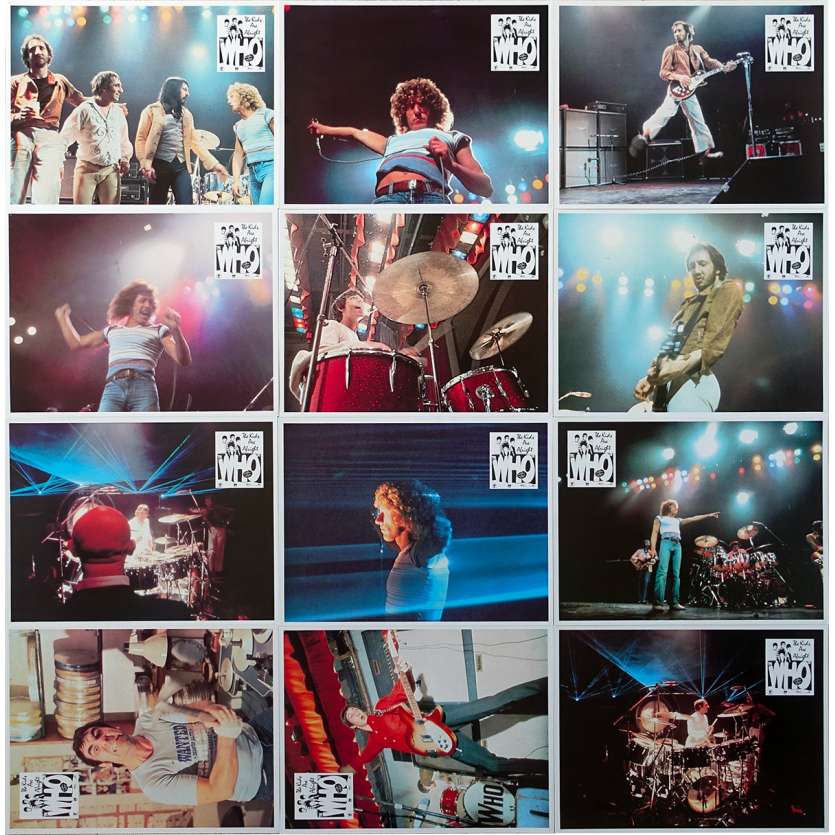 THE WHO : THE KIDS ARE ALRIGHT Photos de film x12 - 21x30 cm. - 1979 - Roger Daltrey, Pete Townshend, Jeff Stein