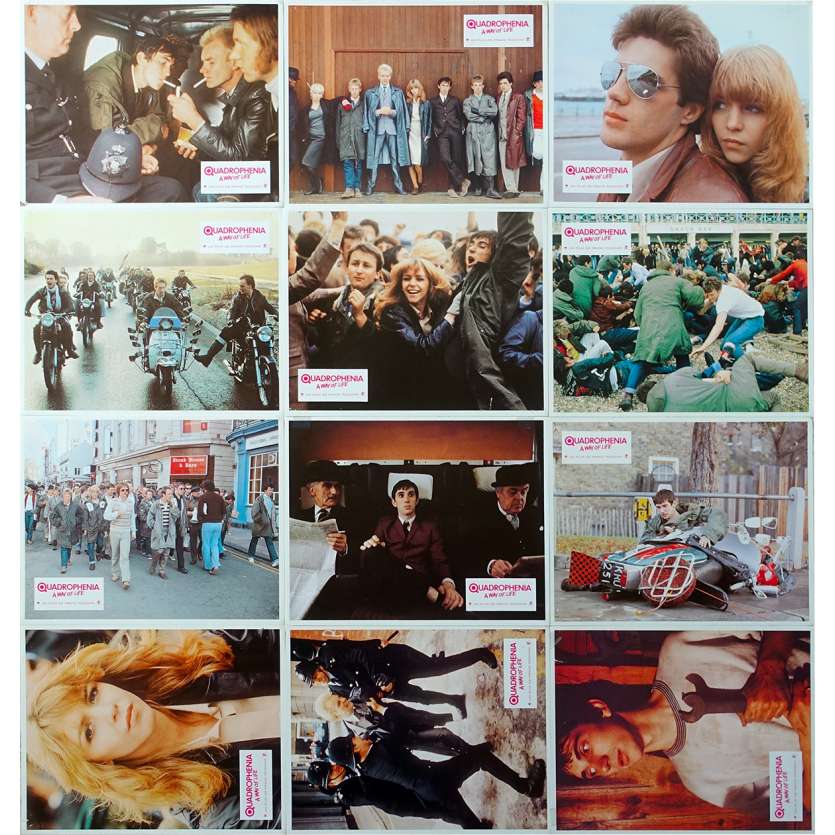 QUADROPHENIA Original Lobby Cards x12 - 9x12 in. - 1980 - Frank Roddam, The Who