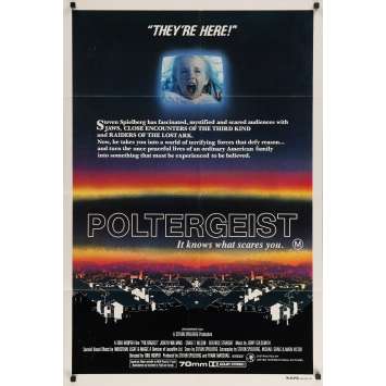 POLTERGEIST Affiche de film - 70x102 cm. - 1982 - Heather o'rourke, Steven Spielberg POLTERGEIST Affiche de film - 70x102 cm. - 1982 - Heather o'rourke, Steven Spielberg