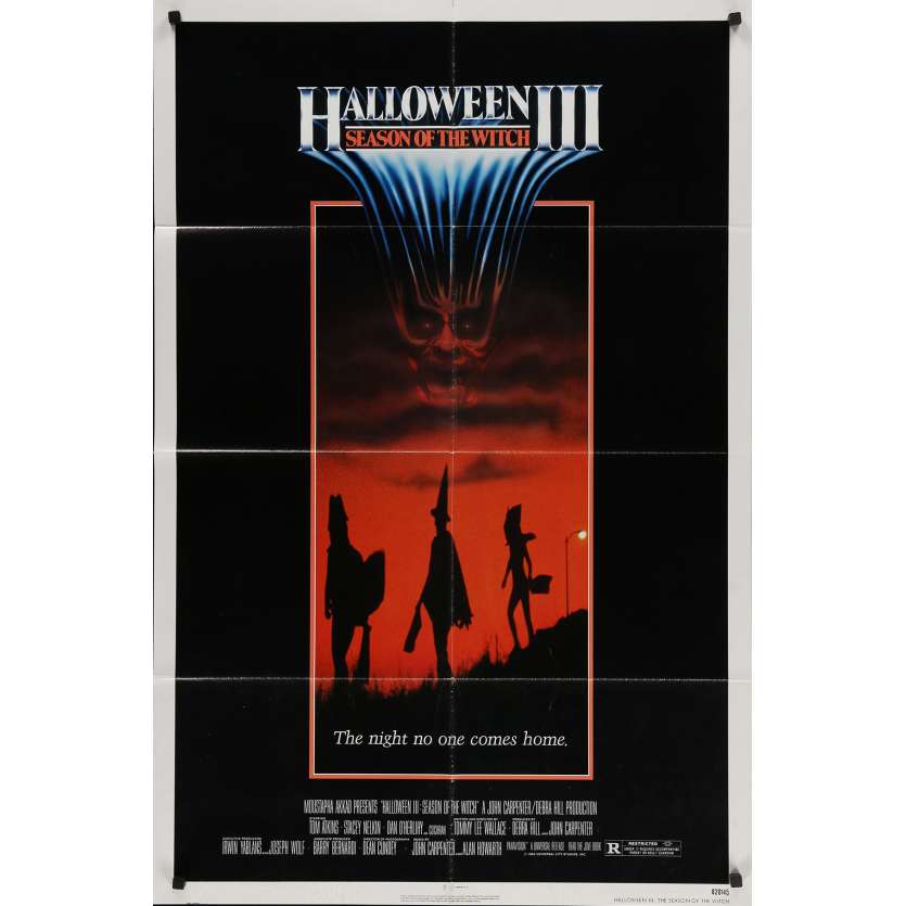 HALLOWEEN III SEASON OF THE WITCH Original Movie Poster - 27x41 in. - 1982 - Tommy Lee Wallace, Tom Atkins