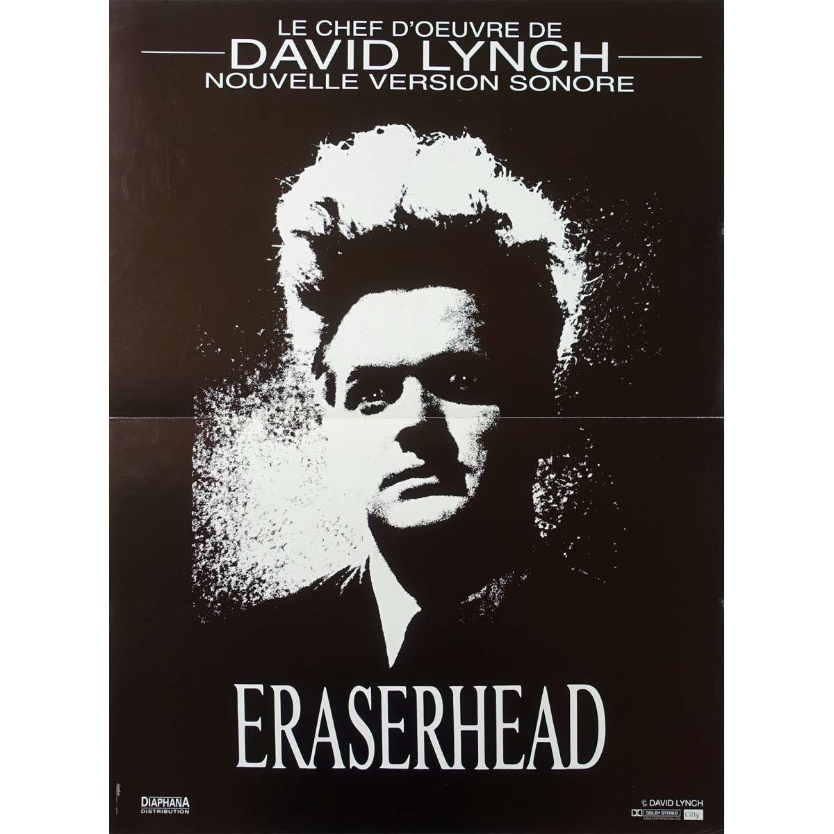 ERASERHEAD French Movie Poster