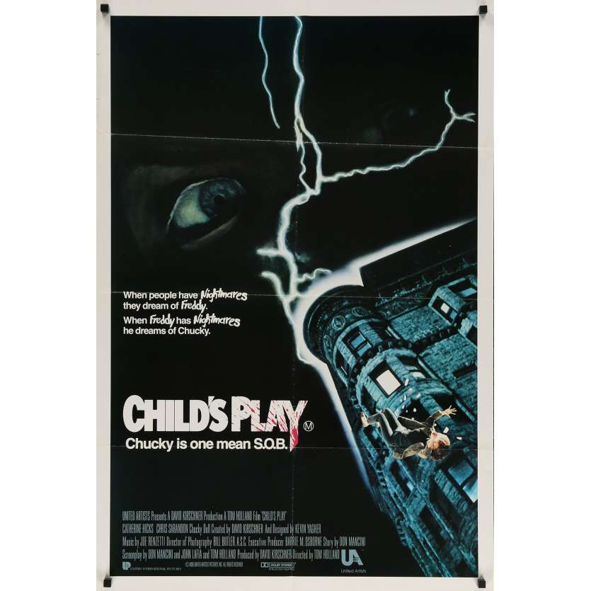 CHUCKY JEU D'ENFANT Affiche de film - 70x102 cm. - 1988 - Catherine Hicks, Tom Holland