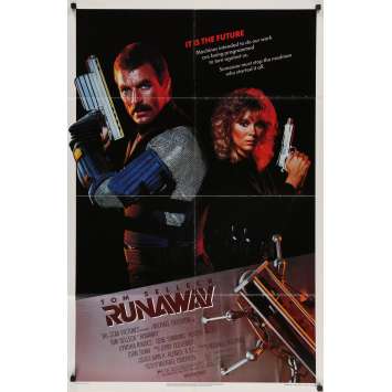 RUNAWAY Affiche de film - 69x104 cm. - 1984 - Tom Selleck, Michael Crichton