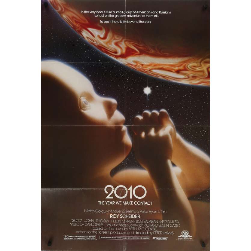 2010 Original Movie Poster - 27x41 in. - 1984 - Peter Hyams, Roy Sheider