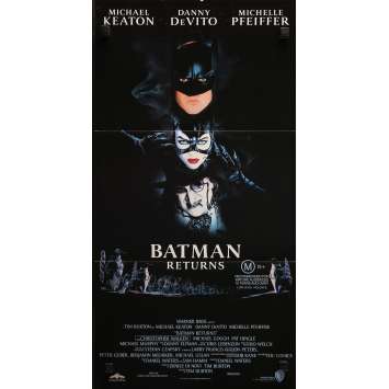 BATMAN RETURNS Original Movie Poster - 13x30 in. - 1992 - Tim Burton, Michael Keaton BATMAN RETURNS Original Movie Poster - 13x30 in. - 1992 - Tim Burton, Michael Keaton