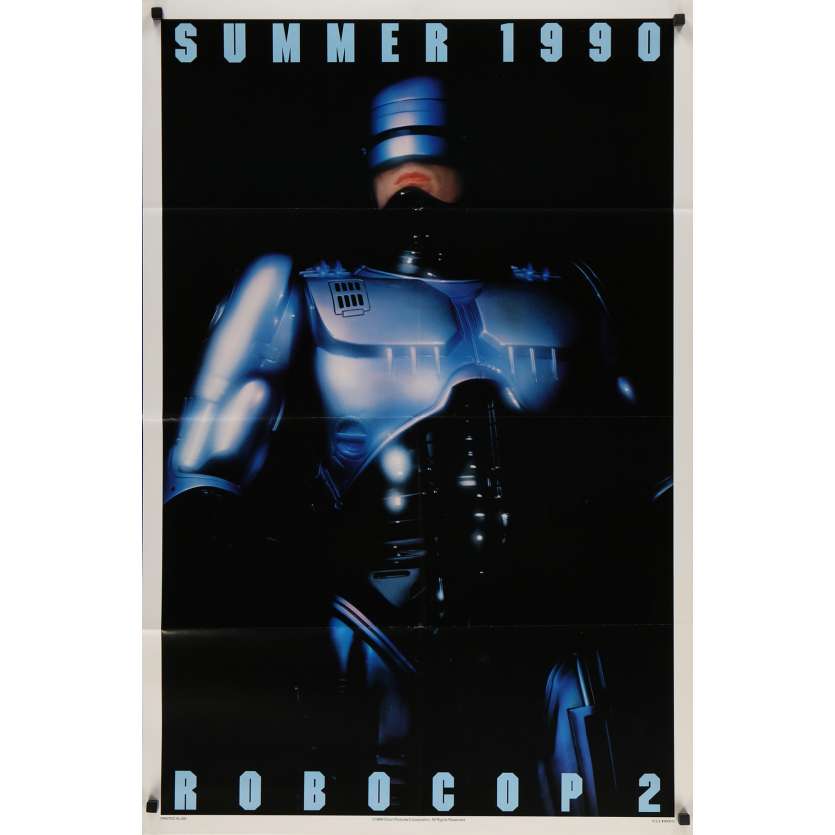 ROBOCOP 2 Original Movie Poster DS - 27x41 in. - 1990 - Irvin Kershner, Peter Weller