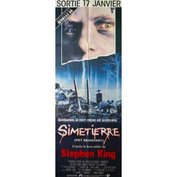 PET SEMATARY Original Movie Poster - 23x63 in. - 1989 - Mary Lambert, Dale Midkiff