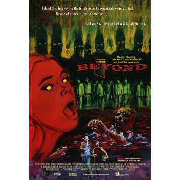 THE BEYOND Original Movie Poster - 27x40 in. - R1990 - Lucio Fulci, Catriona MacColl
