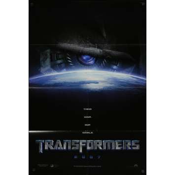 TRANSFORMERS Affiche de film DS - 69x104 cm. - 2007 - Shia LaBeouf, Michael Bay