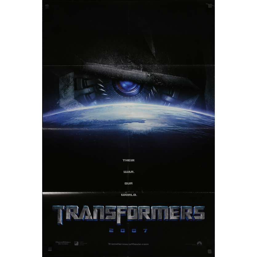 TRANSFORMERS Original Movie Poster DS - 27x41 in. - 2007 - Michael Bay, Shia LaBeouf