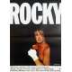 ROCKY Original Movie Poster - 15x21 in. - R1990 - John G. Avildsen, Sylvester Stallone