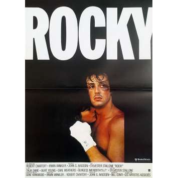 ROCKY Original Movie Poster - 15x21 in. - R1990 - John G. Avildsen, Sylvester Stallone