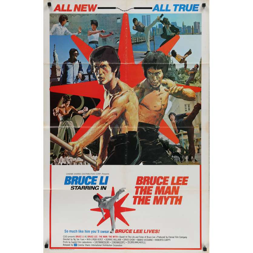 LA VIE FANTASTIQUE DE BRUCE LEE Affiche de film - 69x104 cm. - 1976 - David Chow, See-Yuen Ng