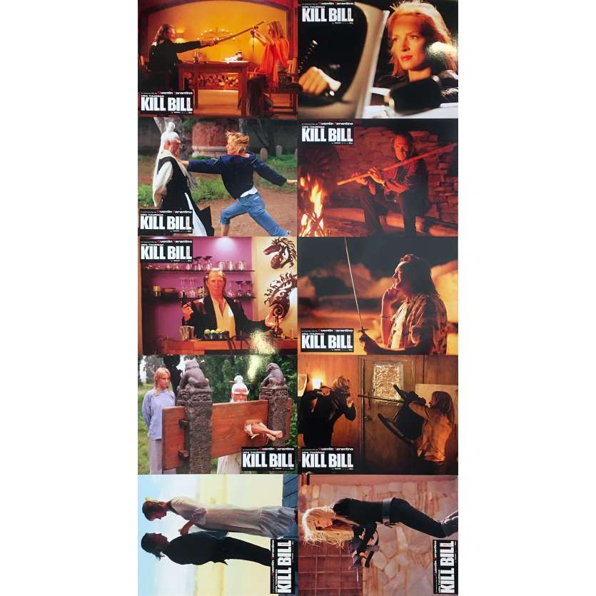 KILL BILL VOL. 2 Original Lobby Cards x10 - 9x12 in. - 2004 - Quentin Tarantino, Uma Thurman