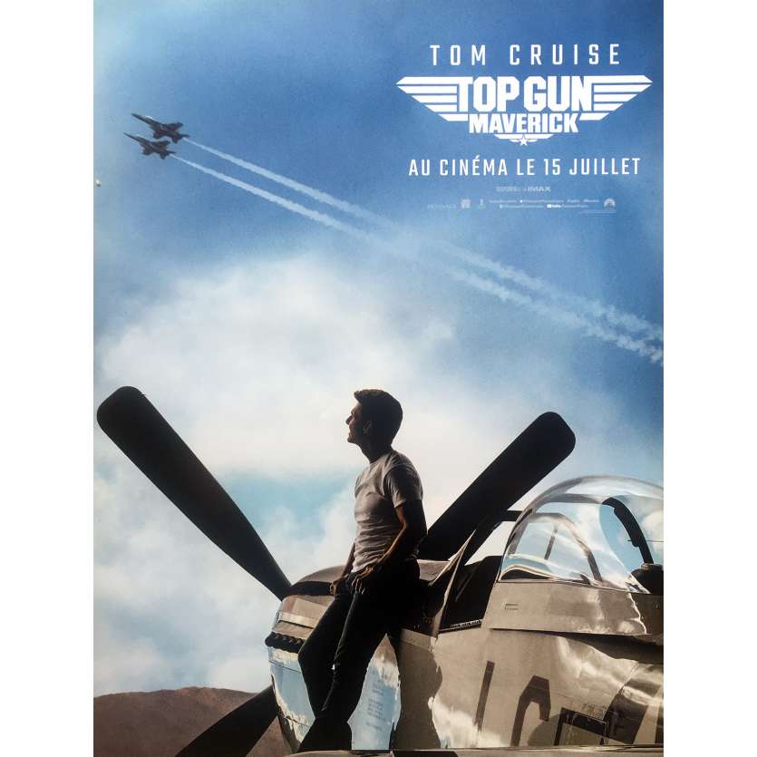TOP GUN: MAVERICK Affiche de film Préventive - 40x60 cm. - 2020 - Tom Cruise, Joseph Kosinski