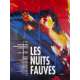 LES NUITS FAUVES Affiche de film  - 120x160 cm. - 1992 - Romane Bohringer, Cyril Collard