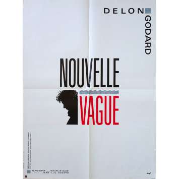 NOUVELLE VAGUE Affiche de film - 60x80 cm. - 1990 - Alain Delon, Jean-Luc Godard NOUVELLE VAGUE Affiche de film - 60x80 cm. - 1990 - Alain Delon, Jean-Luc Godard