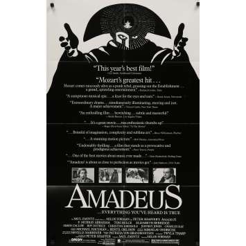 AMADEUS Affiche de film - 69x102 cm. - 1984 - F. Murrray Abraham, Milos Forman AMADEUS Affiche de film - 69x102 cm. - 1984 - F. Murrray Abraham, Milos Forman