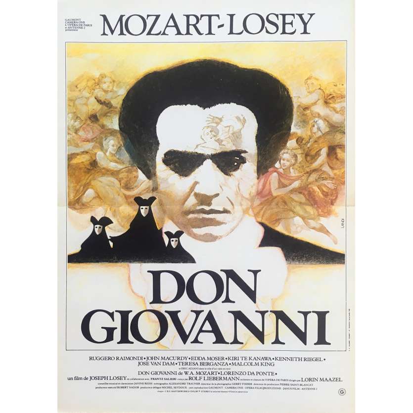 DON GIOVANNI Affiche de film - 40x60 cm. - 1979 - Ruggero Raimondi, Joseph Losey