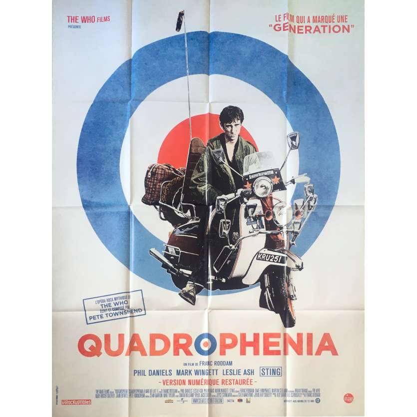 QUADROPHENIA Affiche de film  - 120x160 cm. - R2010 - The Who, Frank Roddam