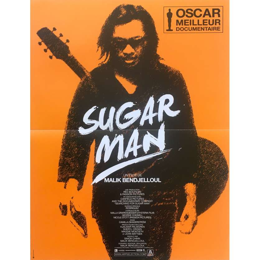 SUGAR MAN Affiche de film - 40x60 cm. - 2012 - Rodriguez, Malik Bendjelloul